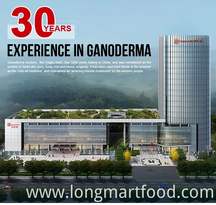 OEM Reishi Mushroom Ganoderma Black Instant Coffee 2 in 1 Lingzhi Coffee